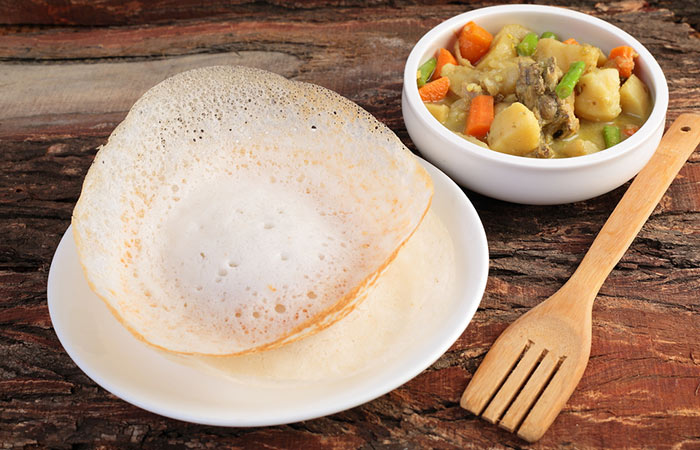 Kerala Appam and Potato Stew