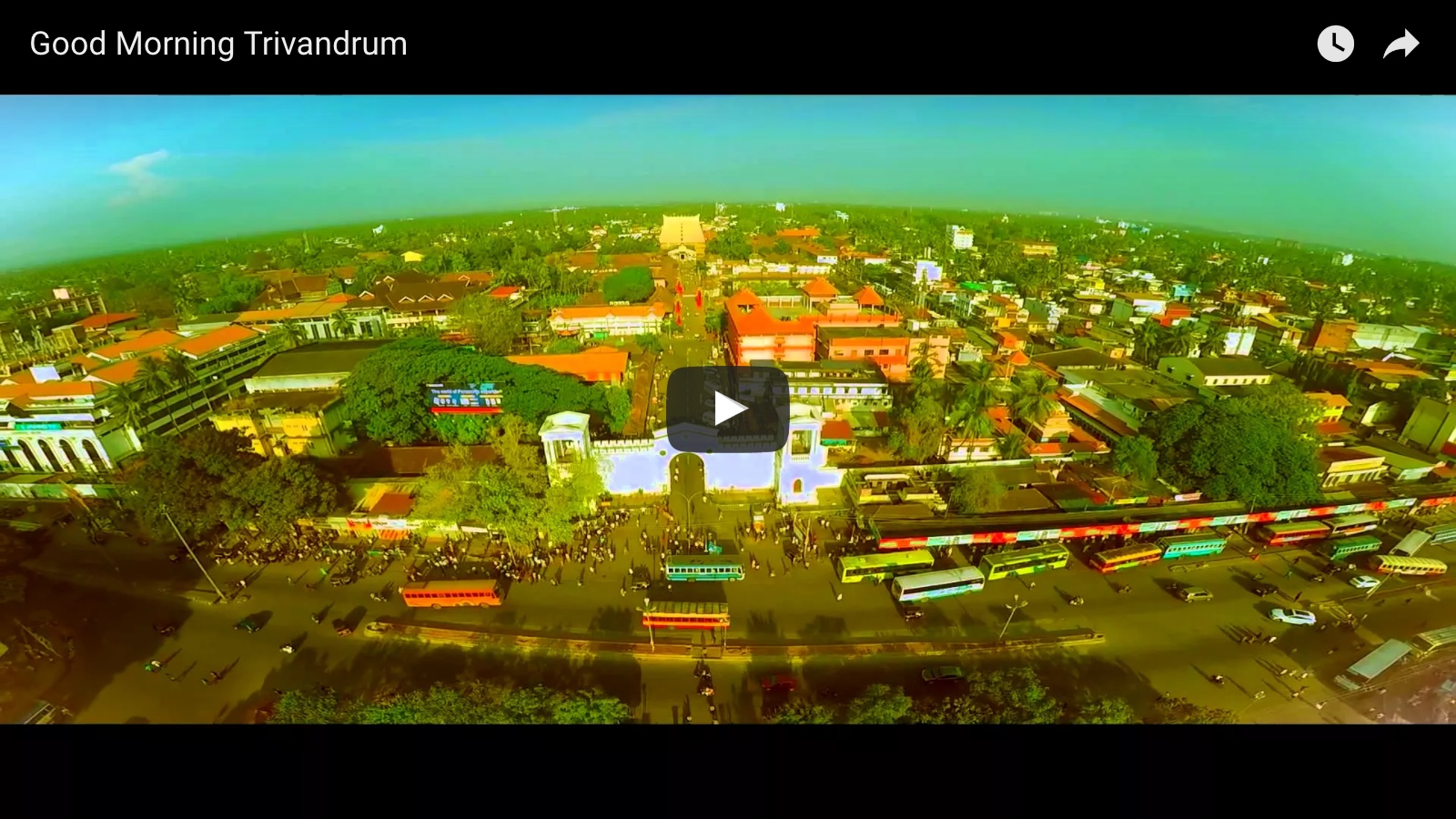A Morning in Trivandrum –  Eyes of Drone