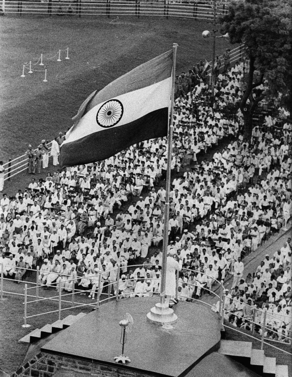 How India commemorated  its first Independence Day – 1947?