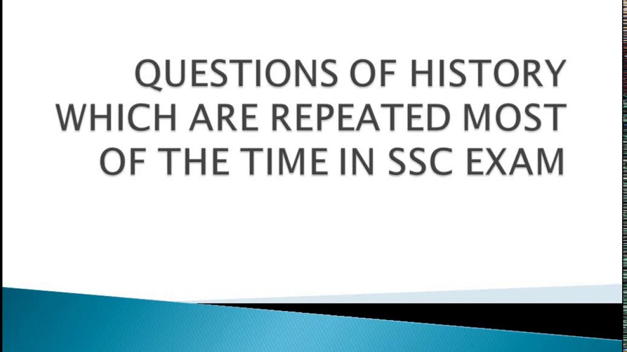 SSC general knowledge: Previous year questions